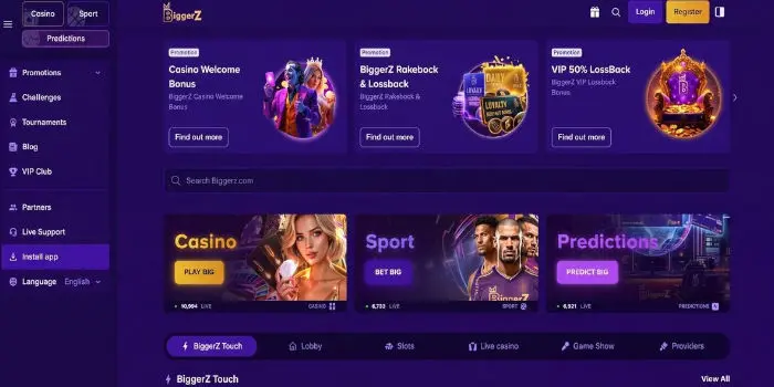 BiggerZ: Fairness-First Betting Platform Unifying Casino, Sports Betting & Prediction Markets