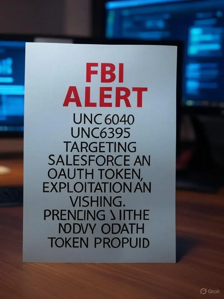 FBI Alert: Cyberattacks Targeting Salesforce via OAuth Token Exploitation