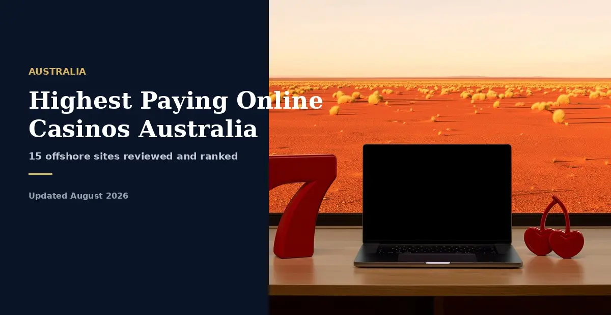 Highest Paying Online Casinos Australia 2026: Best Payouts & Top RTP Pokies