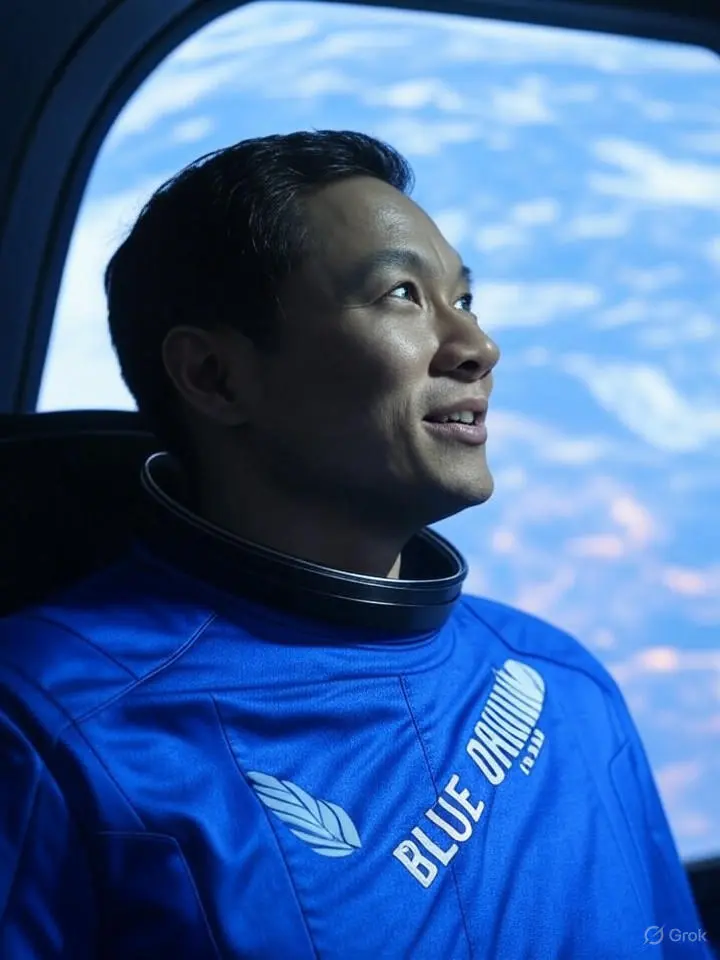 Justin Sun: Pioneering Space with Cryptocurrency on Blue Origin's NS-34