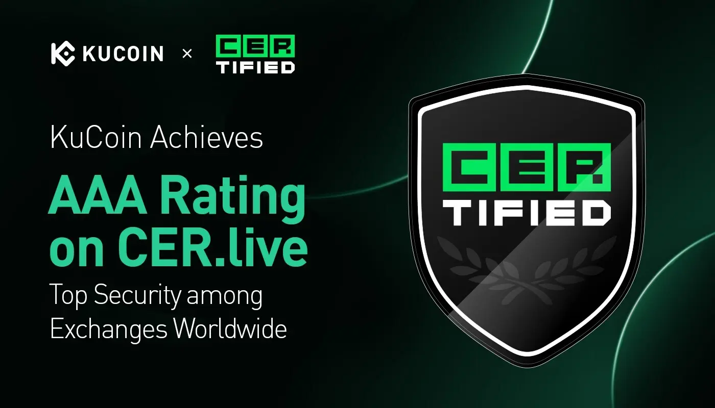 KuCoin Achieves AAA Rating on CER.live for Top-notch Cybersecurity