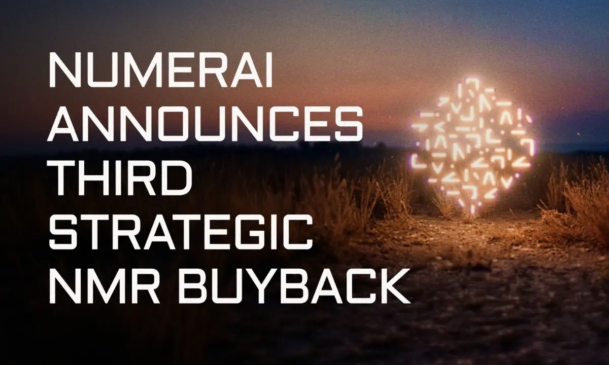 Numerai Completes Third NMR Buyback — Total Token Repurchases Reach $3.2M