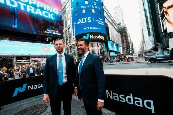 World Liberty Financial Token Falters, Yet Trump Family Gains Millions